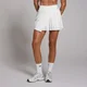MP Tempo asymetrisch geplooide skort voor dames - Wit