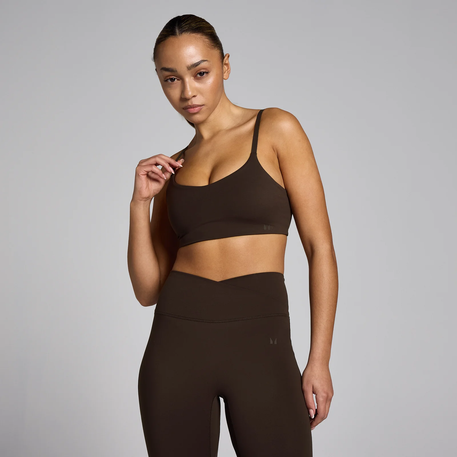 MP Tempo sportbeha - Koffiebruin - L Afbeelding 1