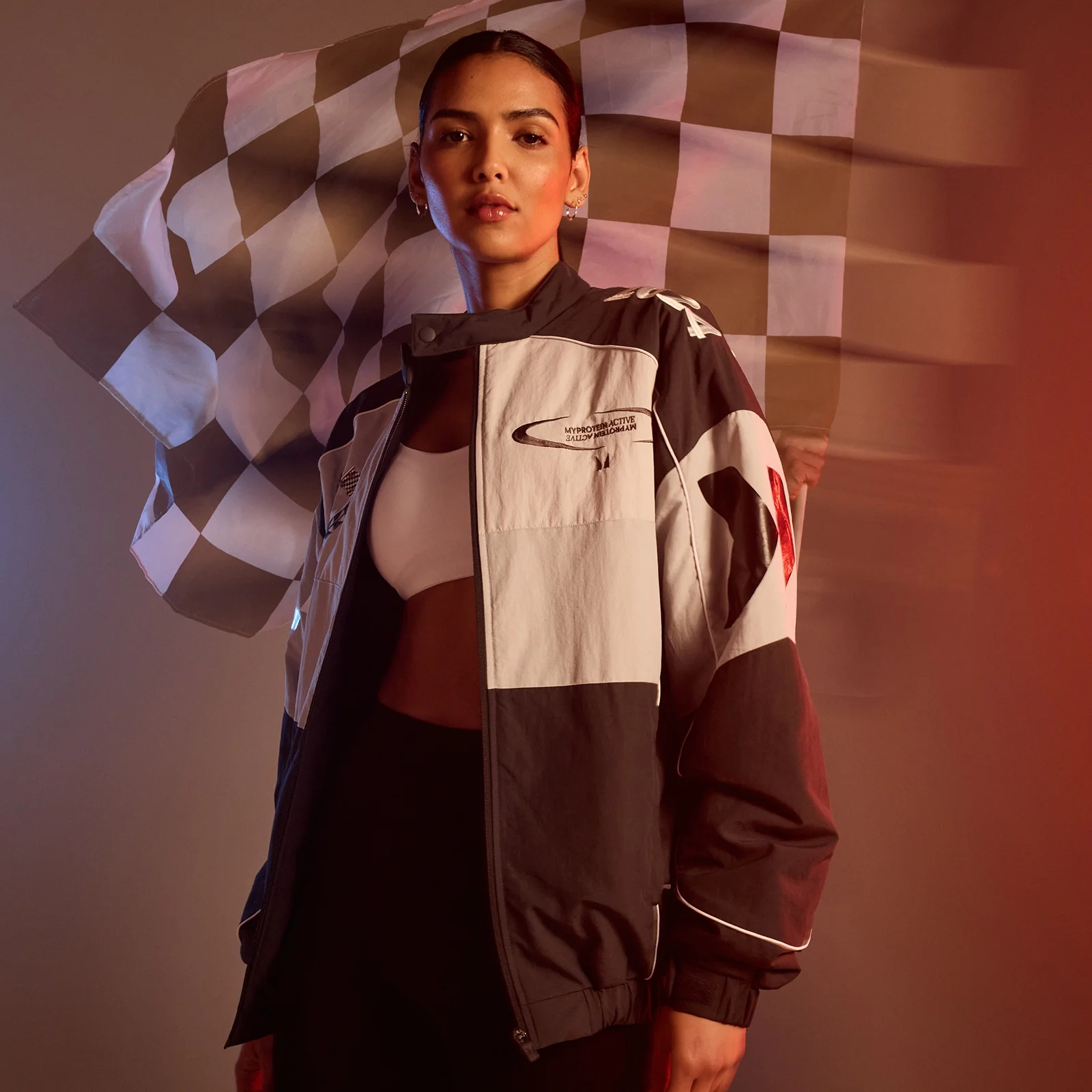 MP racing bomberjack voor dames - Zwart - S Afbeelding 1