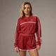 MP X Tatiana contrasterend hardloopjack met rits - Verwassen roestrood