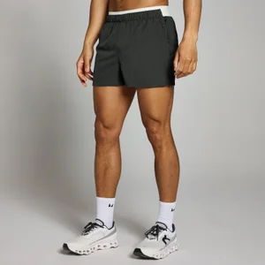 MP Tempo geweven trainingsshort met binnenbeenlengte van 7,5 cm voor heren - Zwart - Size S