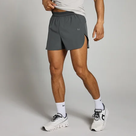 MP Velocity 2-in-1 short met binnenbeenlengte van 7,5 cm voor heren - Donkergrijs