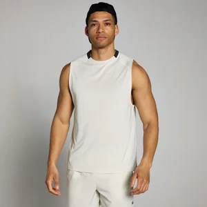 MP Tempo gerasterd hemd voor heren - Mistgrijs - Size S