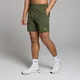MP Active geweven short met binnenbeenlengte van 18 cm voor heren - Donkerkaki
