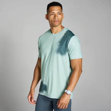 MP Velocity T-shirt van mesh met opdruk - Mistgrijs