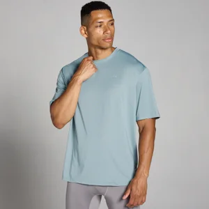 MP Tempo oversized trainingsshirt van mesh voor heren - Loodgrijs - Size S