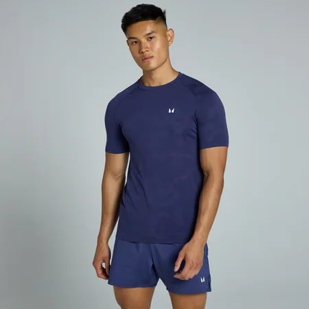 MP Tempo naadloos T-shirt voor heren - Schemerzwart