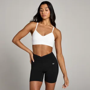 MP Tempo sportbeha met geplooide voorzijde - Wit - Size S