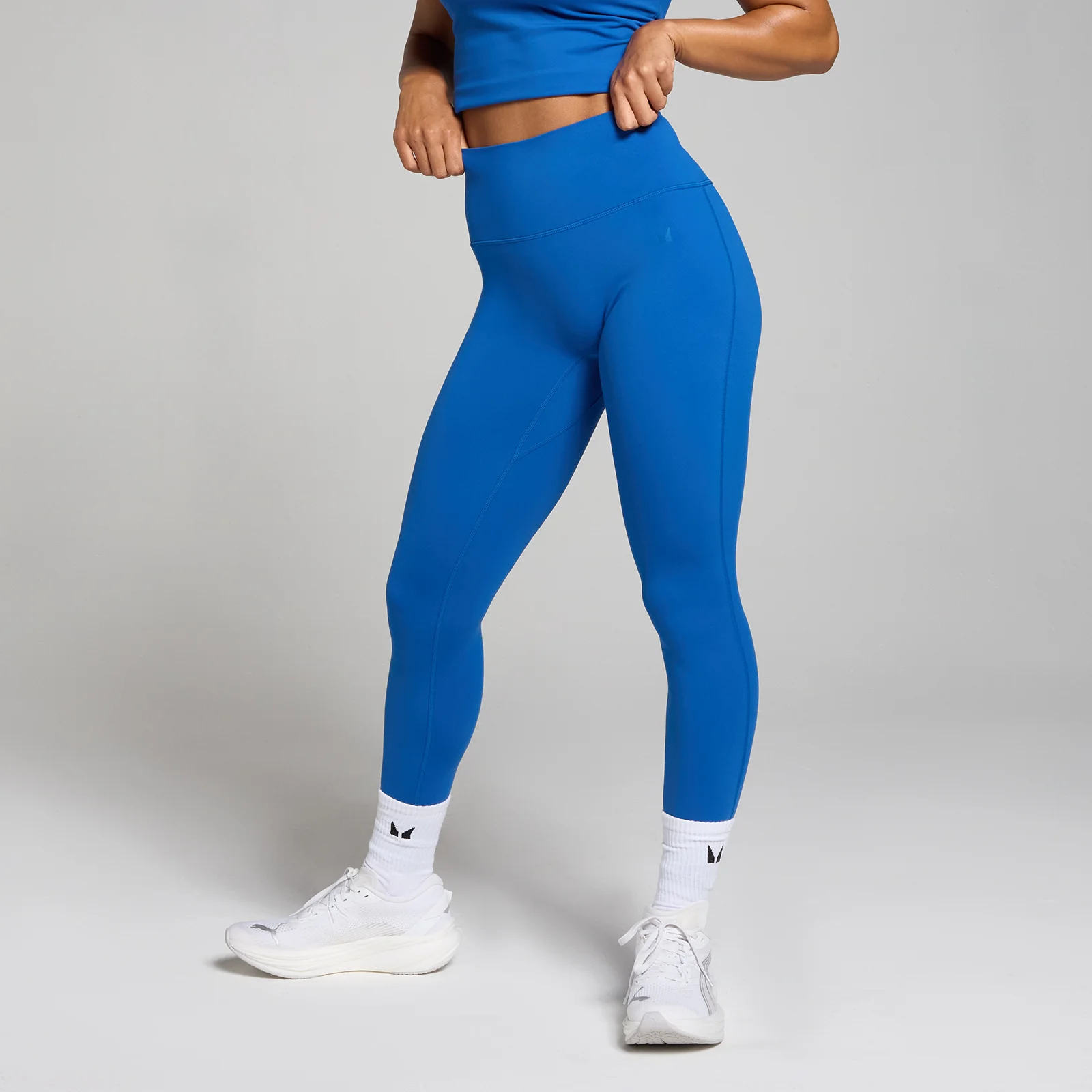 MP Tempo legging met hoge taille voor dames - Puurblauw - L Afbeelding 1