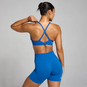 MP Tempo sportbeha met gedraaide achterzijde - Puurblauw - Size S