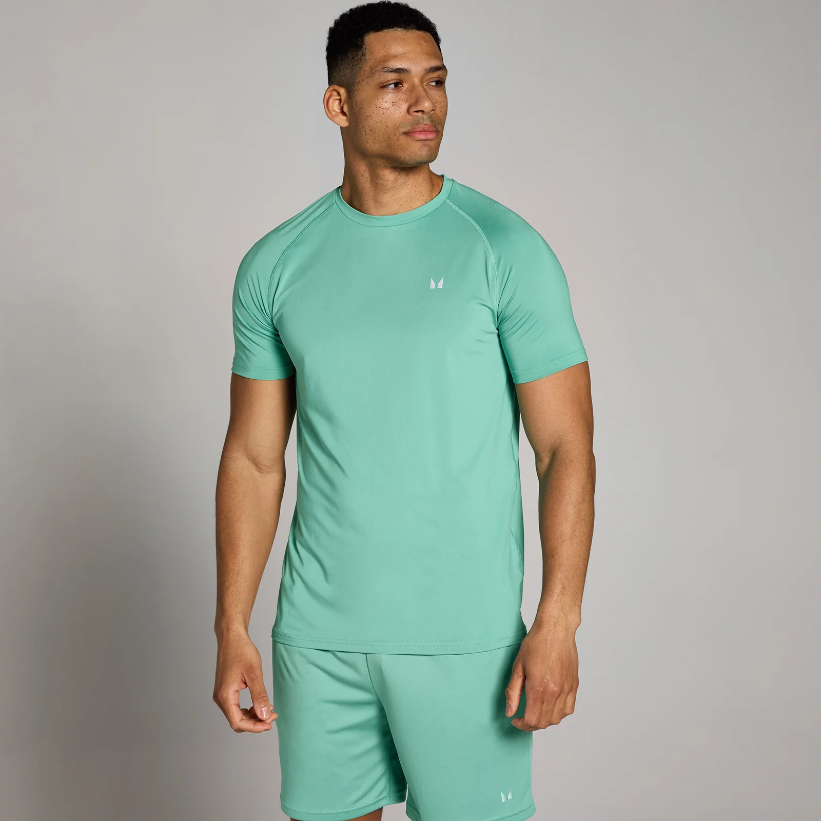 MP trainings-T-shirt voor heren - Acquablauw - XS Afbeelding 1