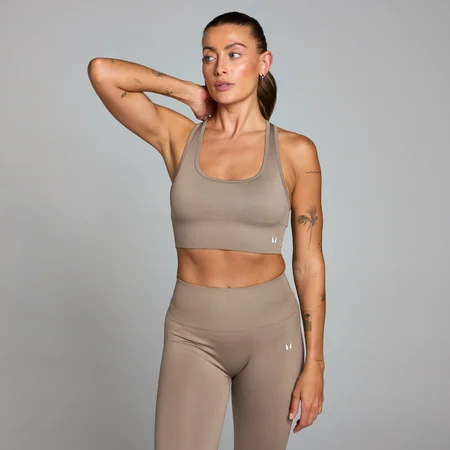 MP Shape naadloze sportbeha - Lichttaupe