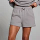 MP Basics joggingshort voor dames - Paddenstoelenbruin