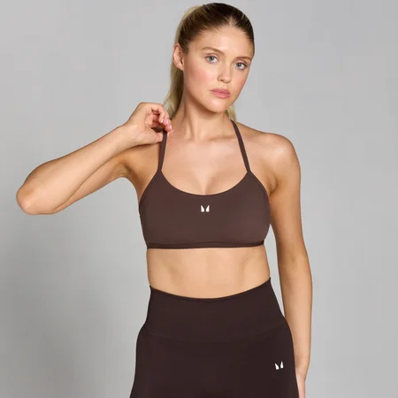 MP Tempo sportbeha met rugbandjes - Chocoladebruin