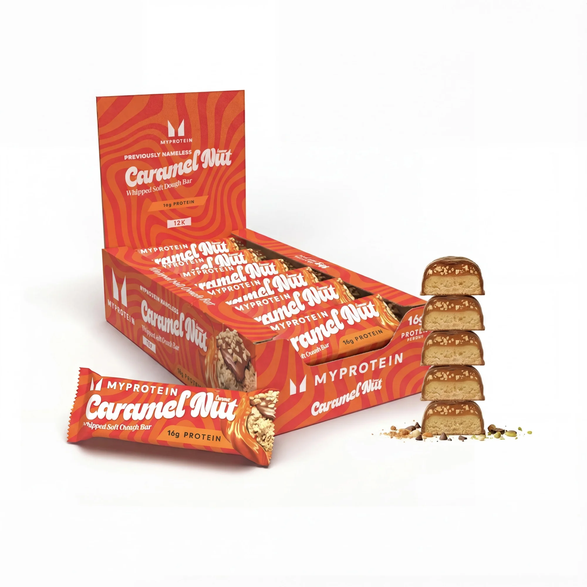 De Myprotein Bar - 12Repen - Karamel Noot Afbeelding 1