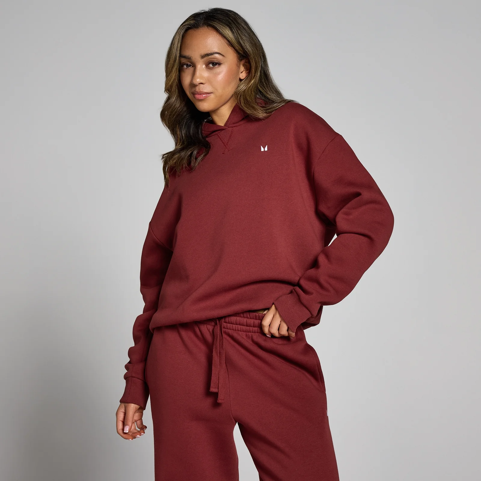 MP Basics oversized hoodie voor dames - Kersenrood - M Afbeelding 1