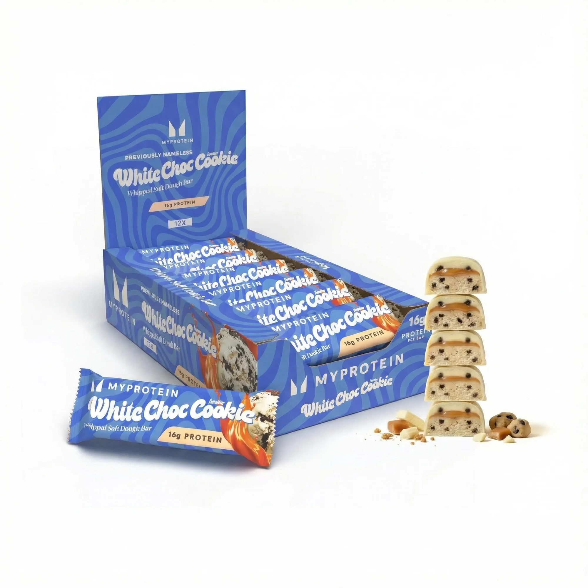 De Myprotein Bar - 12Repen - White Choc Cookie Afbeelding 1