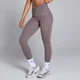 MP Tempo legging met geplooide voorzijde voor dames - Mokka