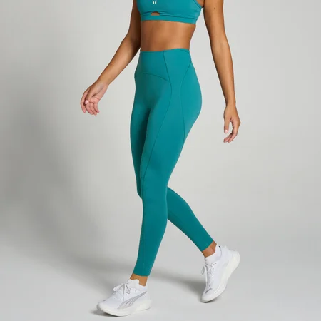 MP Tempo Ultra legging met gebogen zoom voor dames - Aqua-blauwgroen