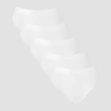 MP middelhoge string voor dames (verpakking met 5 stuks) - Wit