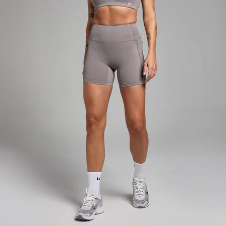 MP Active wielershort met zakken voor dames - Lichtgrijs