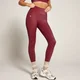 MP X Tatiana glanzende legging met hoge taille - Wijnrood