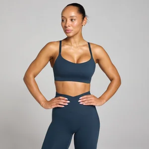 MP Tempo sportbeha - Donkersaffierblauw - Size XS