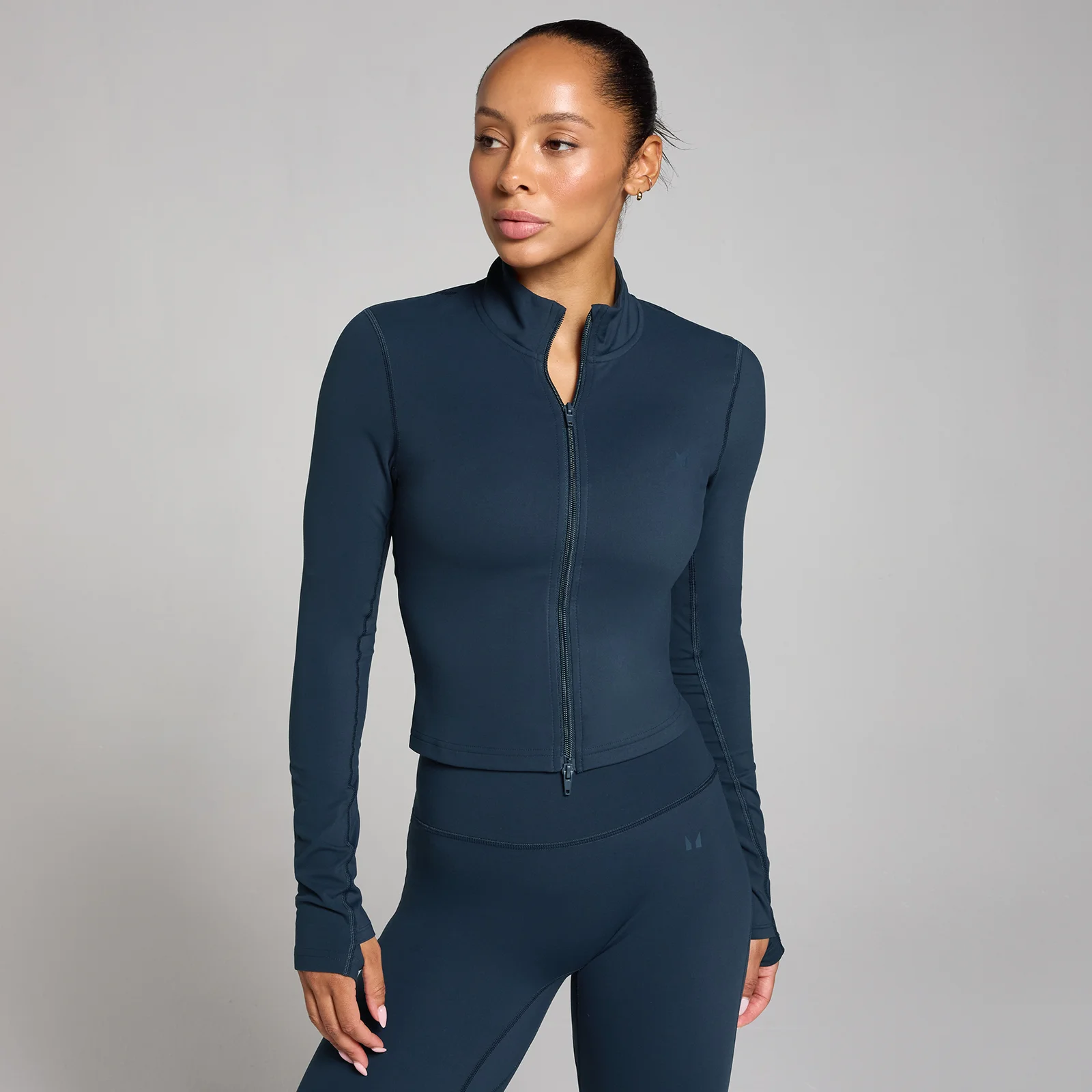 MP Tempo gecropt jack voor dames - Donkersaffierblauw - XS Afbeelding 1