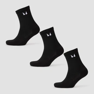 MP hardloopsokken (verpakking met drie stuks) - Zwart - Size UK 2-5