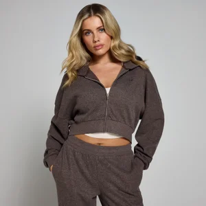 MP zachte hoodie met doorritssluiting voor dames - Chocoladebruin - Size M