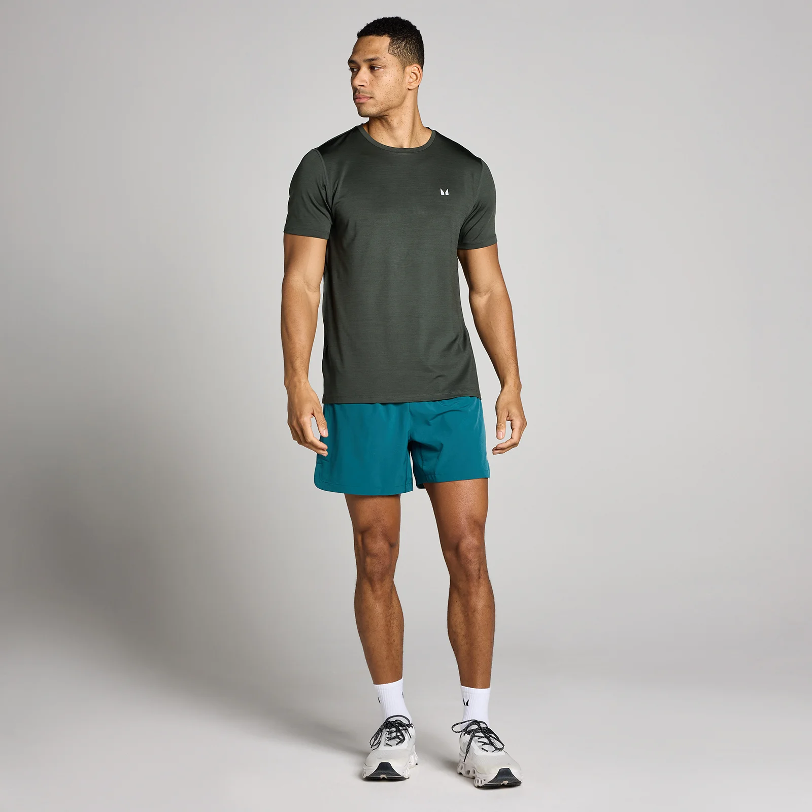 MP Men's Tempo Marl T-Shirt - Washed Black - L Afbeelding 3