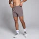 MP geweven trainingsshort met binnenbeenlengte van 13 cm voor heren - Mokka
