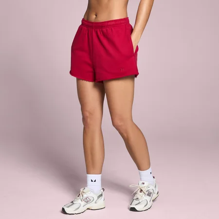 MP Dames Lifestyle Sweatshort - Roze Rood