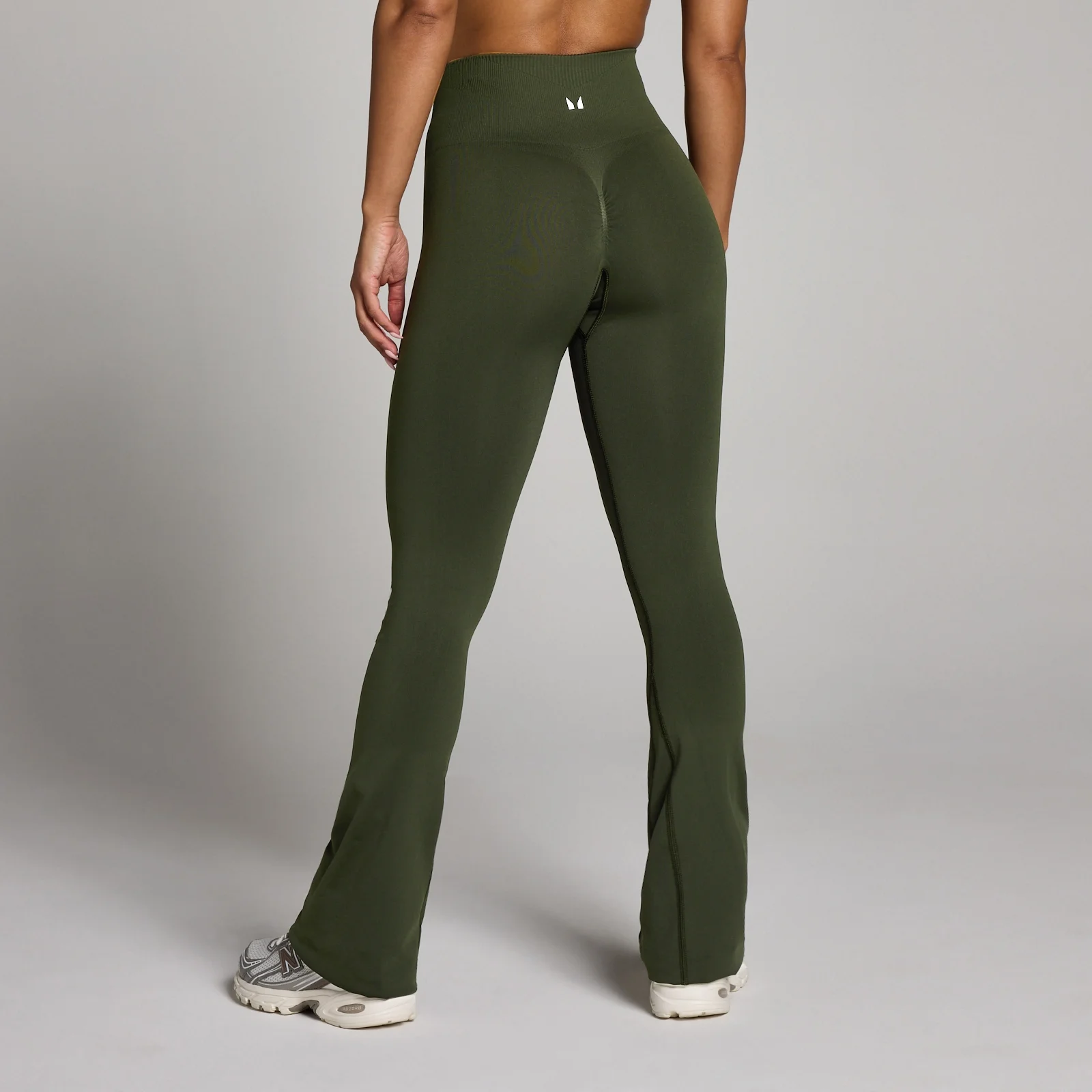 MP Dames Tempo Naadloze Wijde Legging - Bosgroen - XS Afbeelding 1