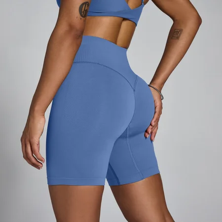 MP Dames Tempo Hybrid Naadloze Short - Slate Blue