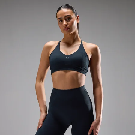 MP Women's Tempo Ultra Seamless Sport-bh - Diep Middernacht