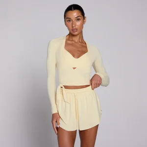 MP Dames Tempo Wrap Top - Butter - Size XL