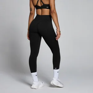 MP Dames Tempo Mid Rise Naadloze Legging - Zwart - Size XS