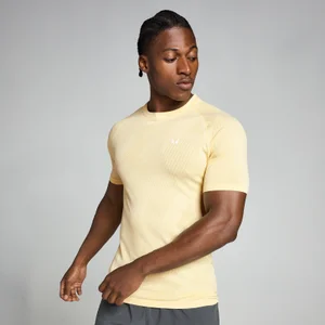 MP Tempo Pillar Graphic Naadloos T-shirt voor Heren - Butter - Size XXL
