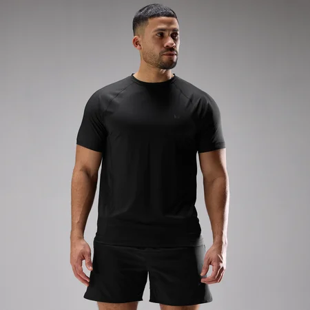 MP Heren Training Ultra Mesh T-Shirt - Zwart