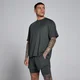 MP Men's Hybrid Oversized Mesh T-Shirt - Gewassen Zwart
