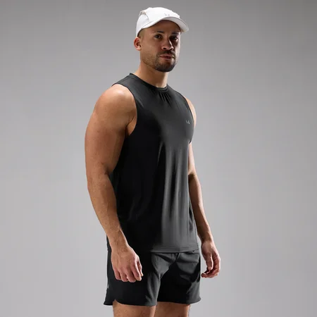 MP Heren Training Ultra Mesh Tanktop - Zwart