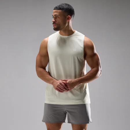 MP Heren Training Ultra Mesh Tanktop - Platinum