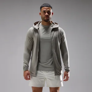 MP Men's Training Ultra Gridded Hoodie - Fossil - Size XS