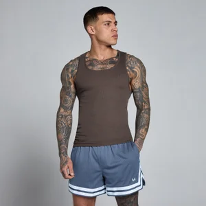 MP Men's Lift Ribbed Muscle Fit Vest - Chocolade - Size XL