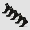 MP Unisex Enkelsokken (5 Pack) - Zwart