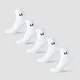 MP Unisex Enkelsokken (5 Stuks) - Wit