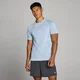 MP Heren Tempo Pillar Graphic Seamless T-Shirt - Breeze Blauw