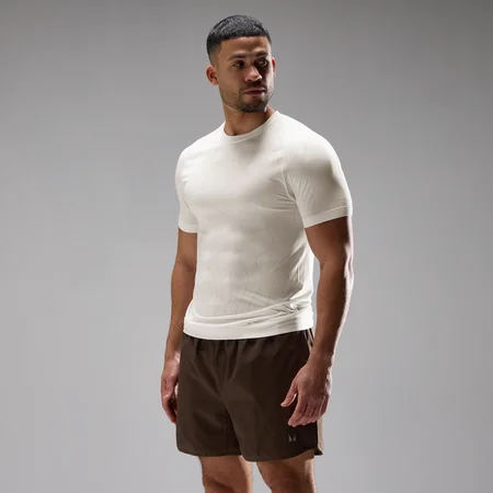MP Velocity Ultra Naadloos T-Shirt voor Heren - Gebroken Wit