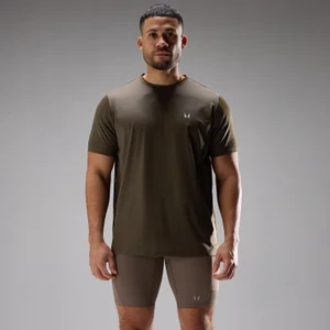 MP Heren Velocity Ultra Mesh T-Shirt - Earth - Size XS